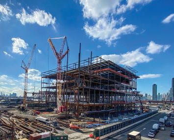 23-30 Borden Avenue tops out in Long Island City.