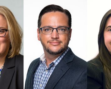 L+M Development Partners' Amy Cordone, Spencer Orkus and Nikki Wernick (left to right).