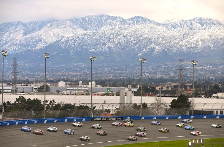 The NASCAR Cup Series Pala Casino 400 at Auto Club Speedway on February 26, 2023 in Fontana, California.