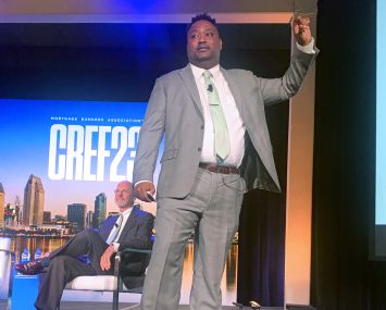 Reggie Booker speaks at MBA CREF 2023