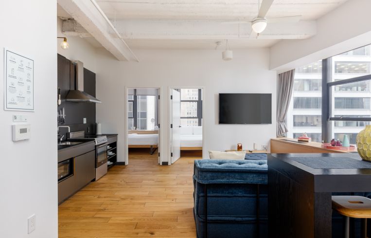 One of Placemakr's rooms at 110 Wall Street.