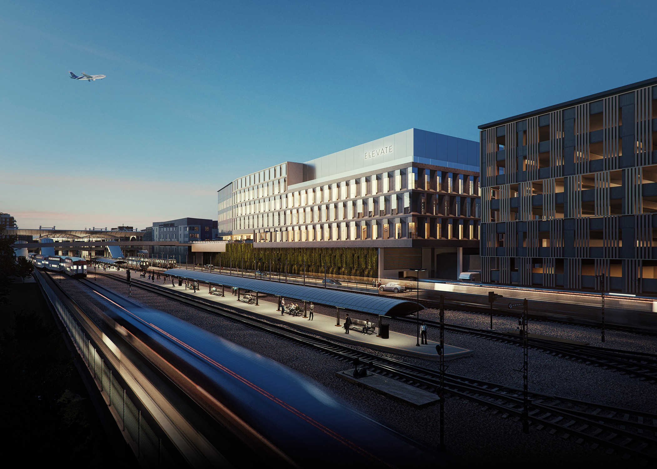 AVIA Labs Exterior w Transit