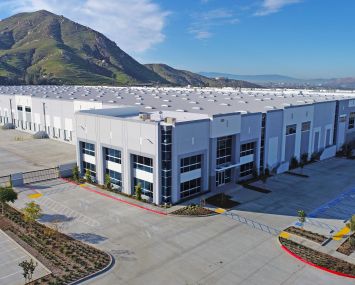 The 374,000-square-foot spec facility sits on 19 acres at 300 Palmyrita Avenue in Riverside.