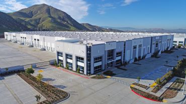 The 374,000-square-foot spec facility sits on 19 acres at 300 Palmyrita Avenue in Riverside.