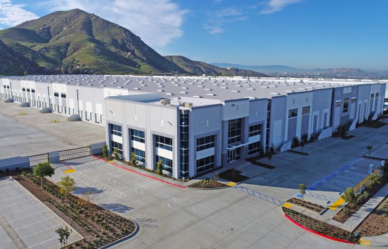 The 374,000-square-foot spec facility sits on 19 acres at 300 Palmyrita Avenue in Riverside.