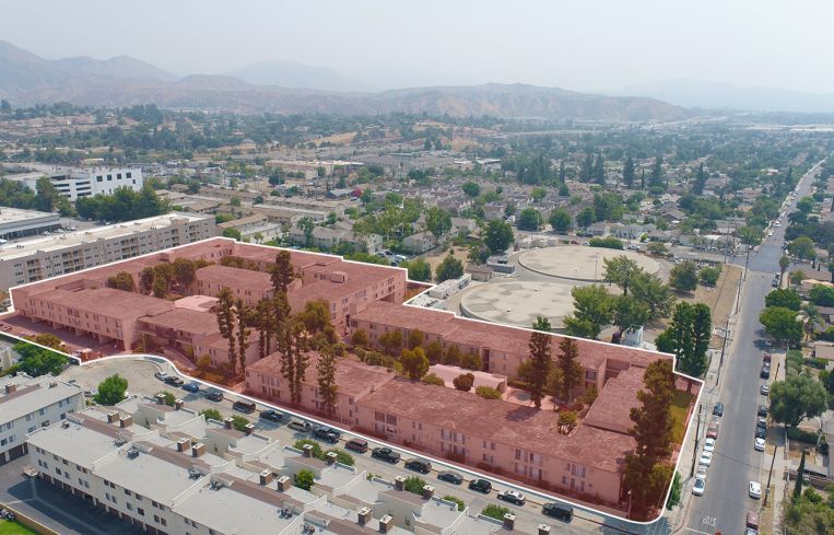 The property named Mountain View Manor is at 12960 Dronfield Avenue in Sylmar, which is in the San Fernando Valley and the northernmost neighborhood of L.A.