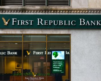 A First Republic Bank branch in Manhattan.