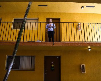 An apartment complex in Hialeah, Fla.