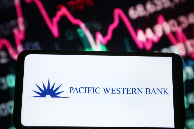 Pacific Western Bank logo.