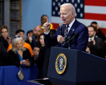 President Joe Biden speaking on March 9, 2023.