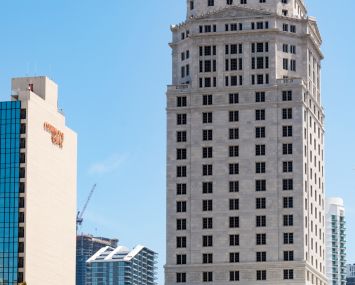 Miami-Dade County Courthouse tower.