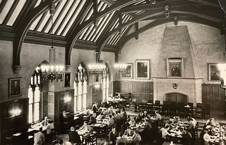 UTS' refectory was built in the early 20th century with timber ceilings and Gothic inspired windows.