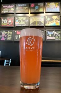 A Rockwell Brewery beer.