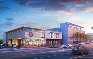 Proposed public library and health clinic.