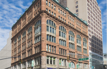 The eight-story building near Union Square at 841 Broadway.