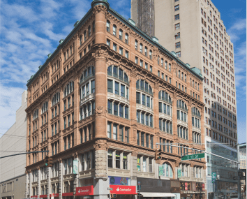 The eight-story building near Union Square at 841 Broadway.