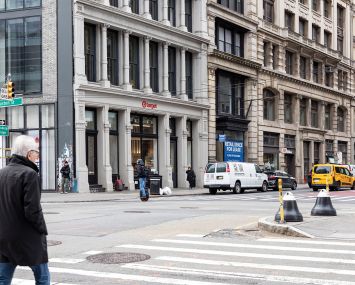 The current retail environment in Soho includes a new Target and Wilson store on Broadway just south of Houston.