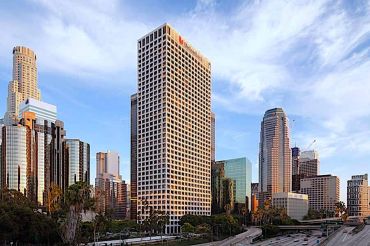 Union Bank Plaza was completed in 1967 at 445 South Figueroa Street in the Bunker Hill area, and was the first skyscraper in L.A. to be designated as a historic-cultural monument. It sold as a $104 million loss in March.