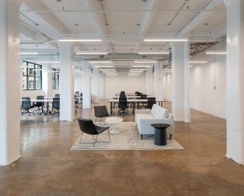 The interior of 55 Washington Street.