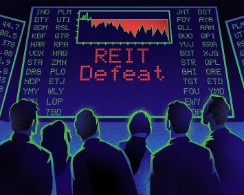 New York City's largest office Real Estate Investment Trusts have seen major stock declines over the last year.