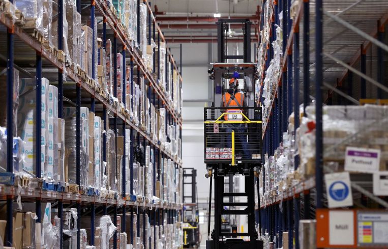 Logistics warehouse.