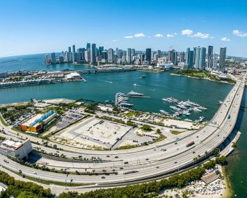 The 10.8-acre site on  Watson Island.