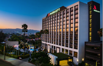 A  $982 million mortgage secured by 34 Ashford Hospitality Trust hotels, which includes the Marriott Beverly Hills (pictured) transferred to special servicing due to maturity default ahead of the loan’s June maturity date.