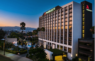 A  $982 million mortgage secured by 34 Ashford Hospitality Trust hotels, which includes the Marriott Beverly Hills (pictured) transferred to special servicing due to maturity default ahead of the loan’s June maturity date.