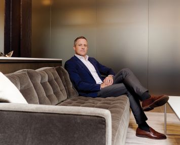 Mark Van Zandt of King Street Capital Management at his office, 299 Park Ave., New York, on April 17, 2023.