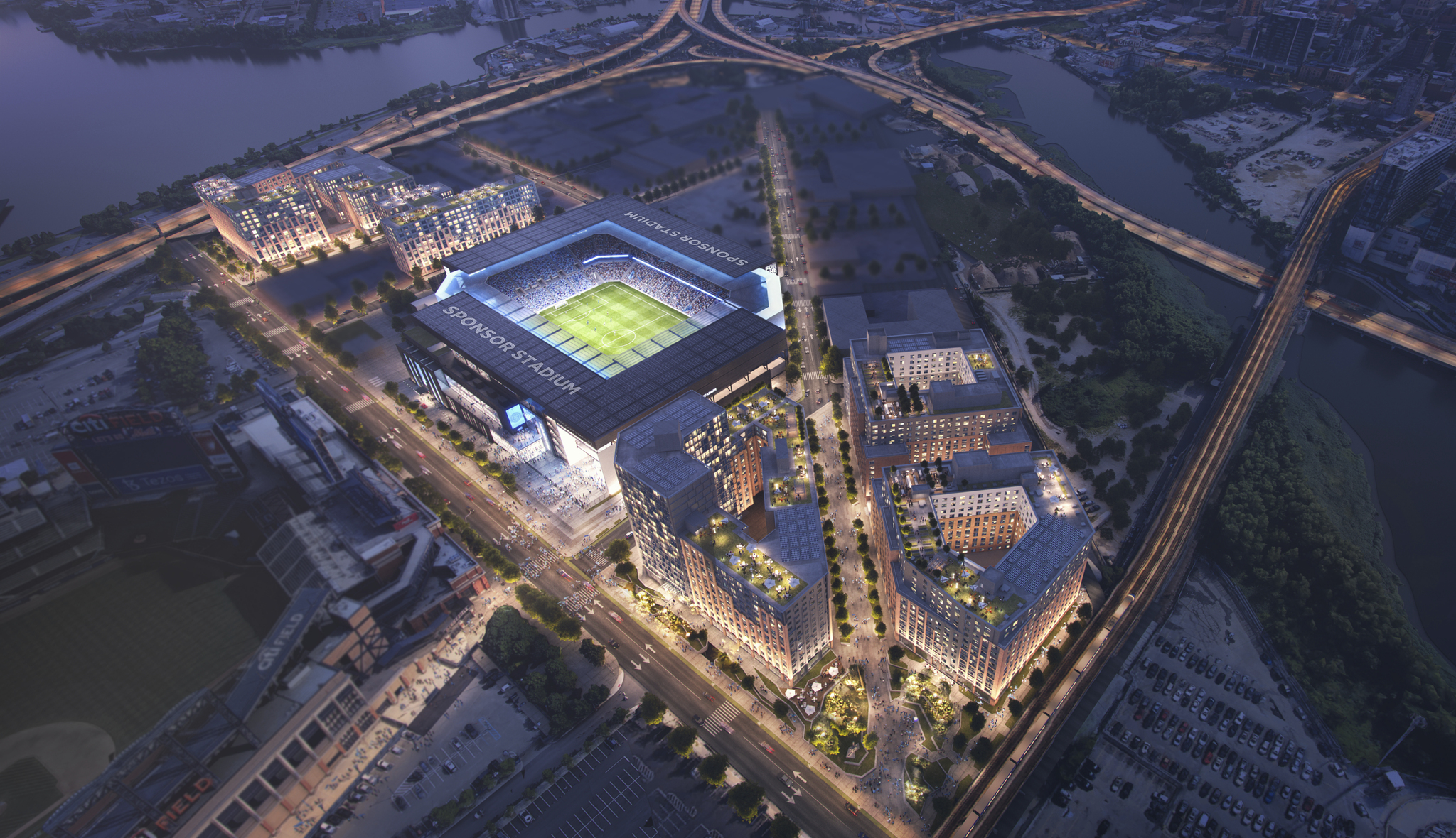 New Renderings Released Of NYCFC’s Planned Soccer Stadium – Commercial ...