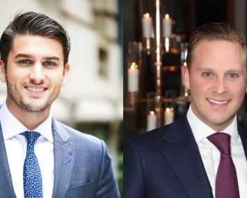 Base Realty Group co-founders Jonathan Brody and Michael Schattner.