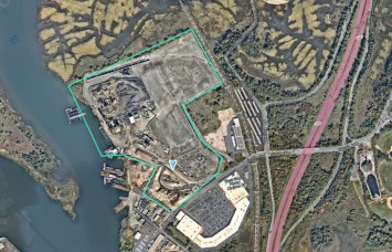 DH Property Holdings' 1900 South Avenue property encompasses more than 50 acres along the Staten Island waterfront. 