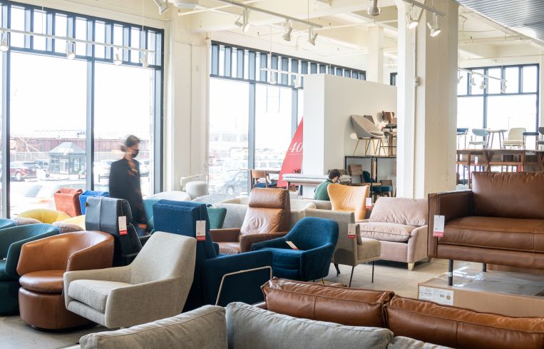 West Elm's outlet at Industry City.