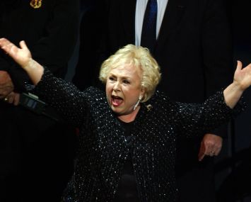 Actress Doris Roberts reacts as she is awarded Best Supporting Actress in a Comedy Series for her role in "Everybody Loves Raymond" during the 53rd Emmy Awards show in Los Angeles in 2001.