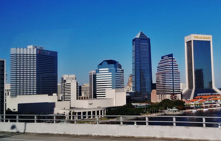 Downtown Jacksonville, Florida.