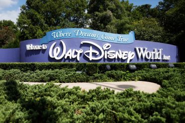 Entrance of Walt Disney World in Florida.