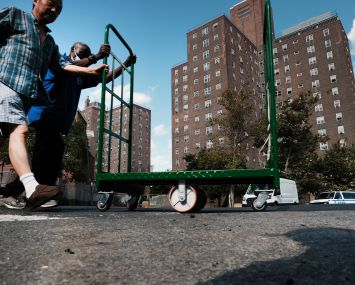 A NYCHA complex in September 2022.