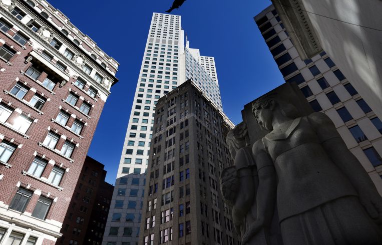 Office buildings in San Francisco.