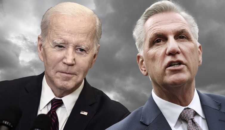 Ominous default clouds loom over President Joe Biden and Speaker Kevin McCarthy.
