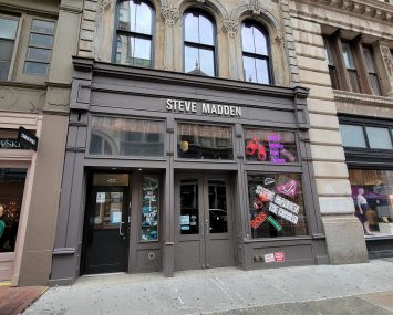A former Steve Madden store at 540 Broadway is now occupied by Schutz.