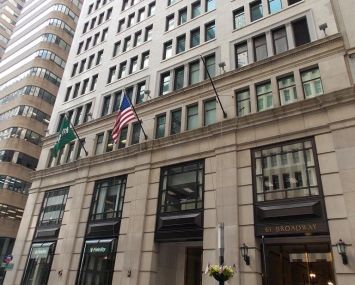 The keys were recently given back on 61 Broadway in Manhattan.