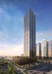 BBB HEX Render 02 Brookfield Properties, G&S Seal $420M Loan for Jersey City Multifamily Tower 