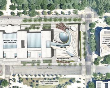 Perkins & Will's proposed approach, for the Bezos Learning Center.