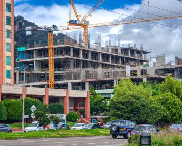 Construction in Bogotá, Colombia