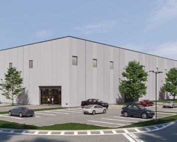 A rendering of Brookhaven Logistics Center.