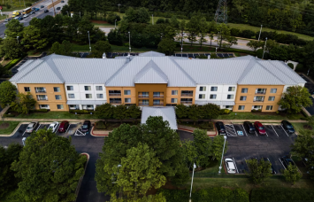 The largest individual realized CMBS in May loss was tied to a loan backing the Courtyard by Marriott Memphis East Lenox. (pictured). 