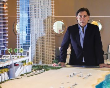 Edgardo Defortuna at his Fortune International Group headquarters in Miami in April 2023.