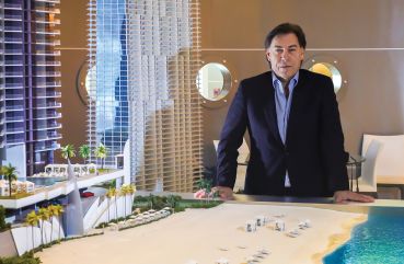 Edgardo Defortuna at his Fortune International Group headquarters in Miami in April 2023.