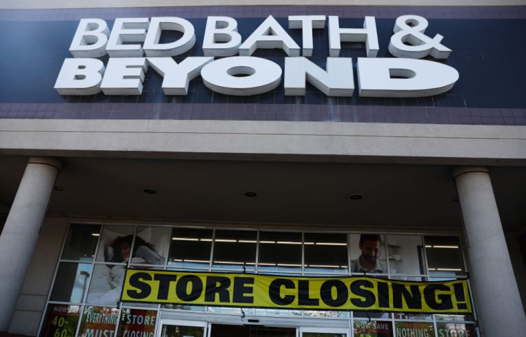 A closing Bed Bath & Beyond location