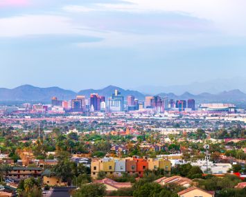 Phoenix's downtown skyline.